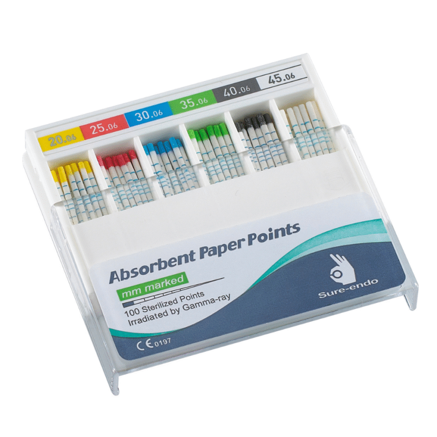 Buy High-Quality 6% Taper (Sure - Endo) Paper Points in Pakistan ...